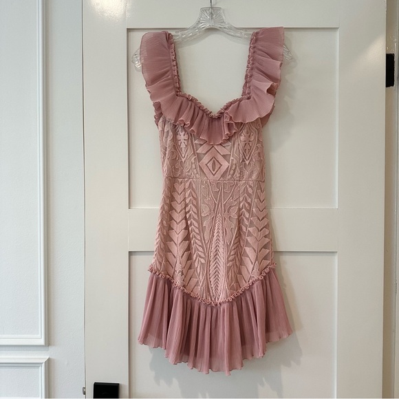 NWT Pink Corset Off The Shoulder Dress - Picture 2 of 10